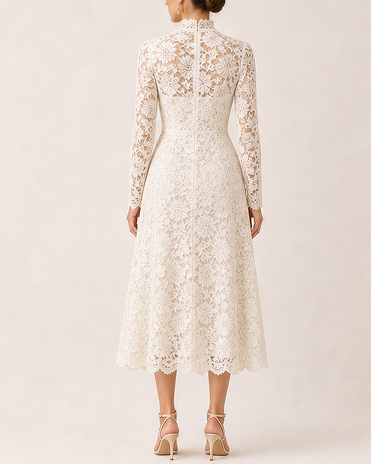 Celeste Ivory Lace Dress