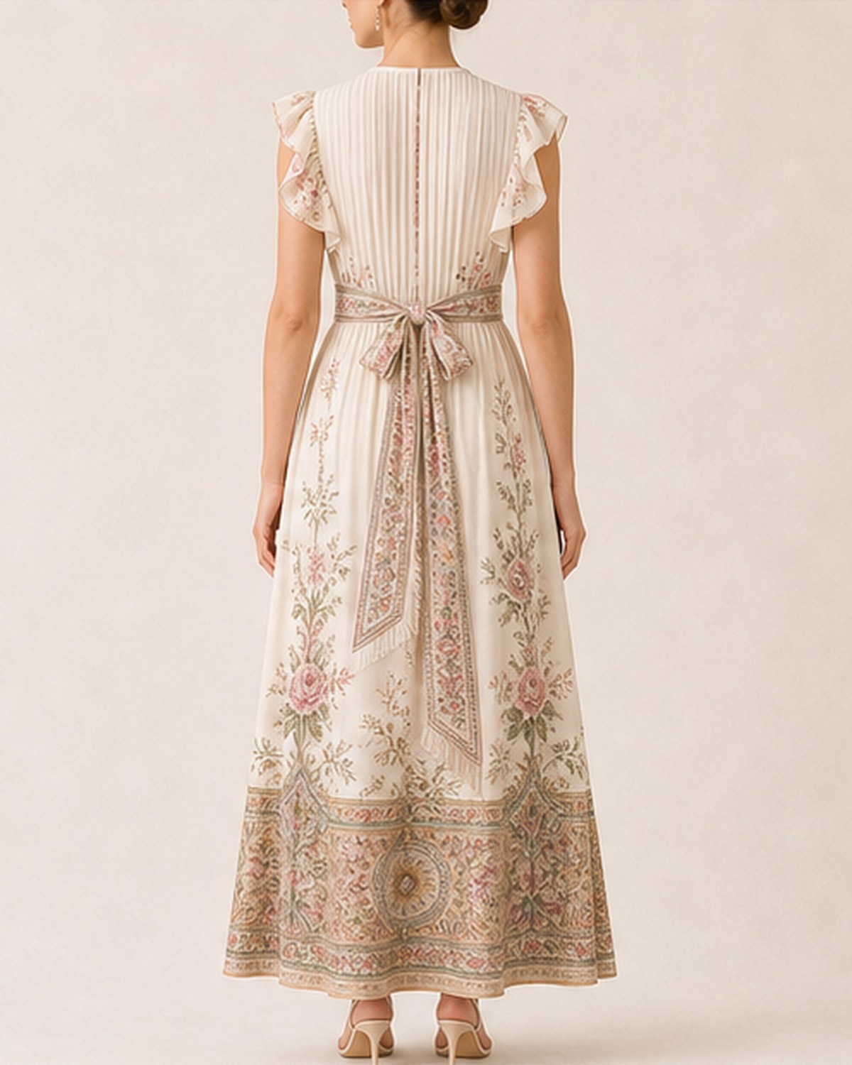Coralie Tapestry Border Maxi Dress