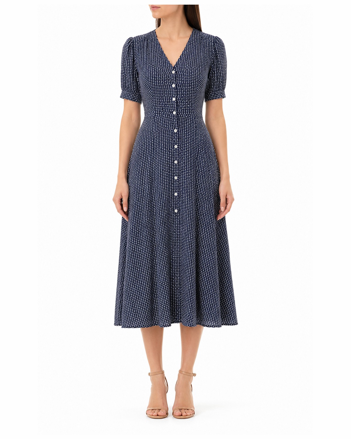 Noelle Geo Tea Dress