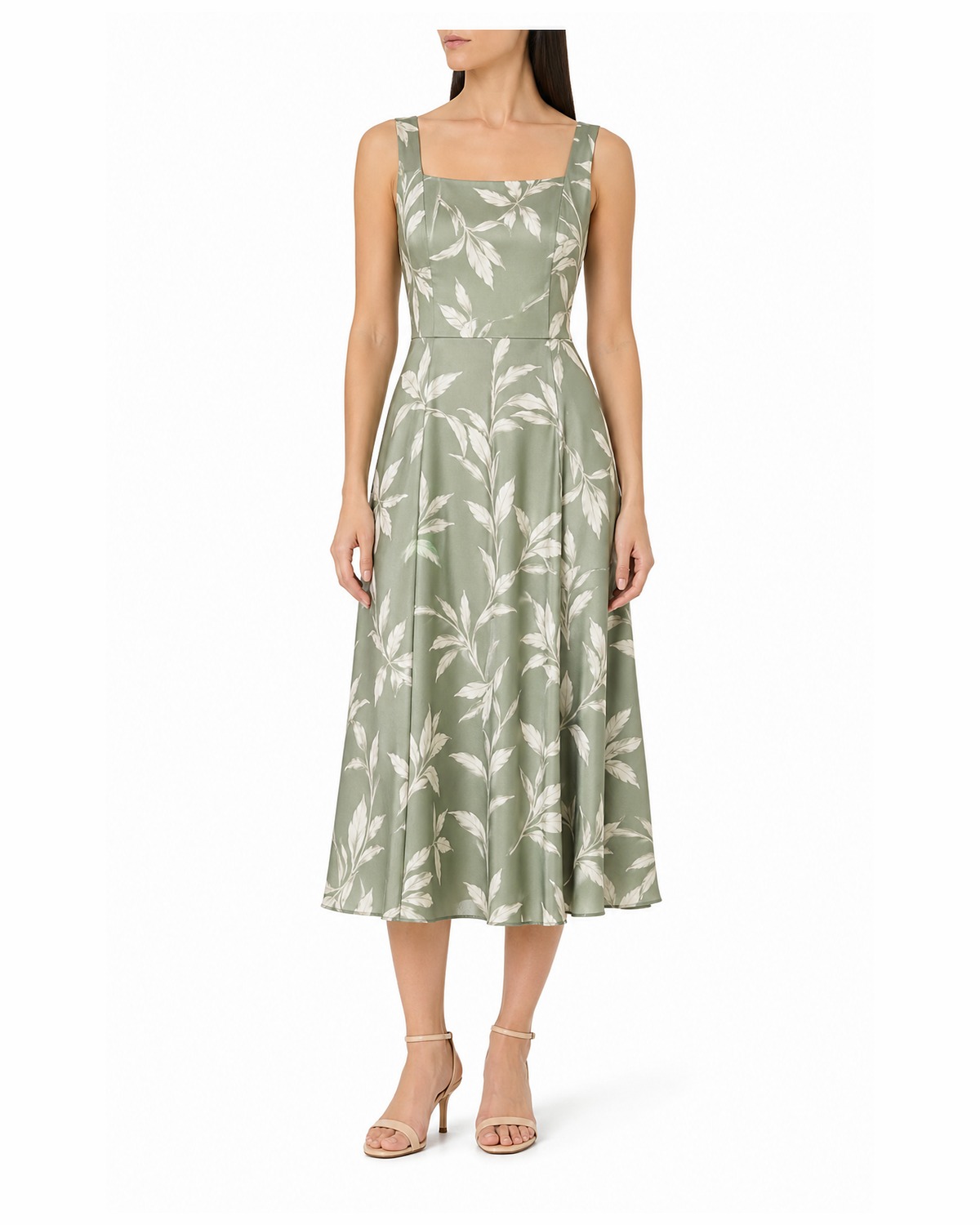 Veda Botanical Midi Dress